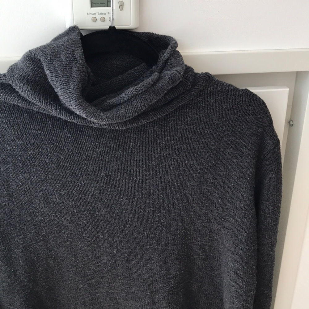 BDG Gray Cowl Neck Tunic - Picture 2 of 7
